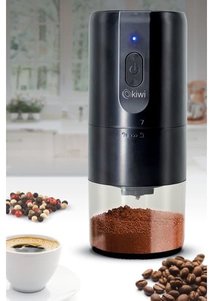 Teknotrust Kiwi KSPG-4816 Şarjlı Kahve ve Baharat Öğütücü