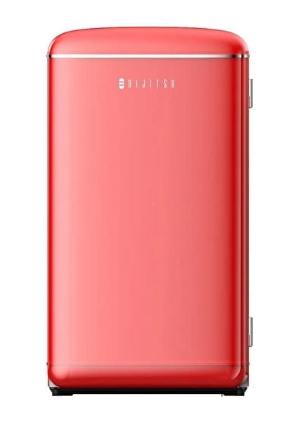 Dijitsu DB120RRE Tek Kapılı Retro Kırmızı Buzdolabı 93 lt E Enerji Sınıfı Şık Tasarım Özellikleriyle