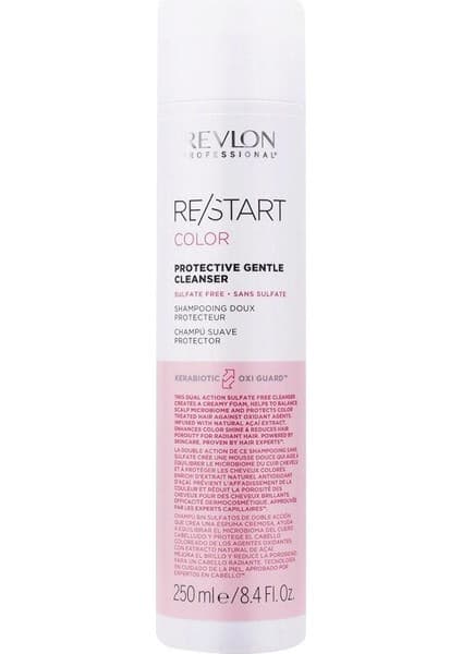 Revlon Restart Color Protective Gentle Sulfate-Free Cleanser 250 ml — Renk Koruyucu Nazik