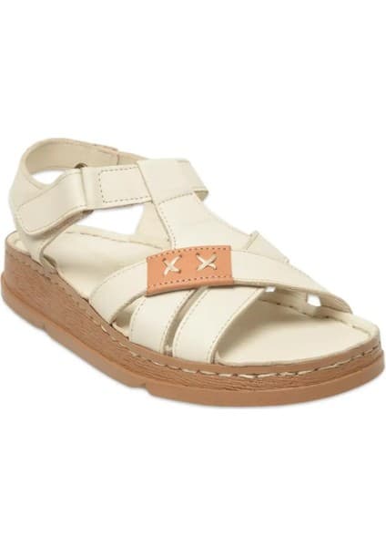 Mammamia D25YS-2440 Kadın Hakiki Deri Comfort Sandalet