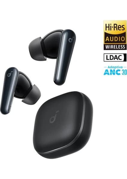 Anker Soundcore Liberty 5 Kulak İçi Bluetooth Kulaklık, Gerçek Zamanlı Gürültü Engelleme, Siyah - A3957