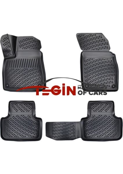Audi Q8 2023 3D Havuzlu Paspas