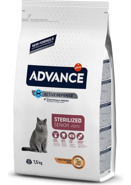 Advance Cat Sterılızed+10 Senıor 1.5 kg
