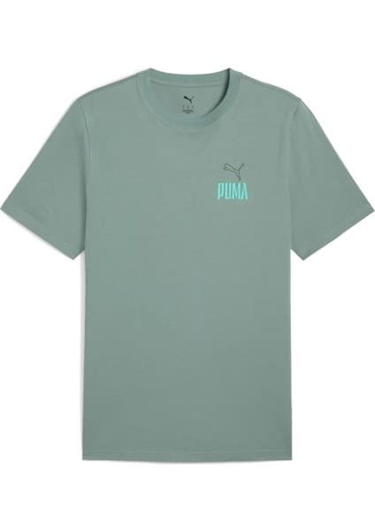 Puma Wardrobe Ess Graphic Tee Erkek