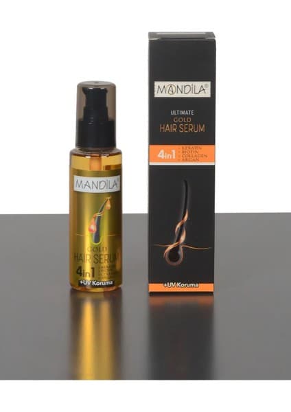 Mandila Yoğun Saç Bakım Serumu 100 ml Isıya Dayanıklı Biotin ve Keratin