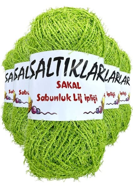 Saltıklar 5 Adet Sakal Sabunluk Lif Ipliği