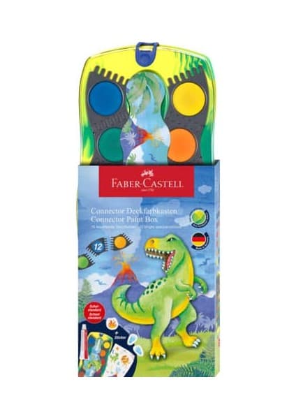 Faber Castell Connector Dino Suluboya 12