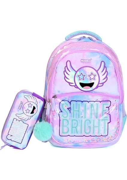 Muggle MU-9106 Shine Bright Okul Çantası ve Kalemlik Seti –