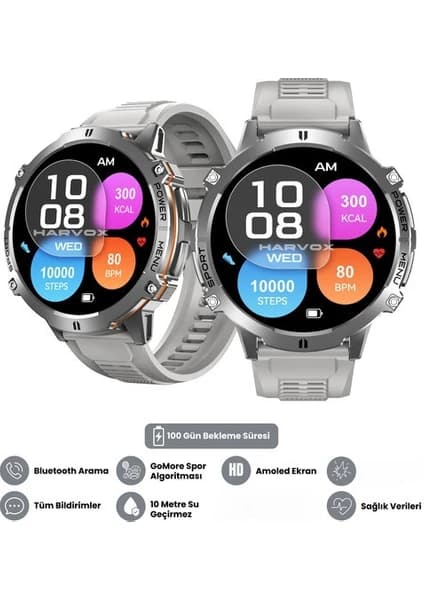 Harvox Watch X2 Pro Akıllı Saat Apple iPhone ve Android Tüm Telefonlara Uyumlu