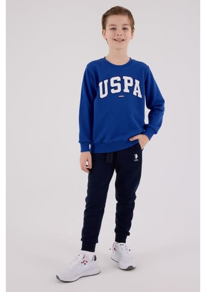U.S. Polo Assn. U.S. Polo Assn 7-8 Yaş Erkek Çocuk Eşofman Takımı Orm. Yeşili Konforlu ve Şık