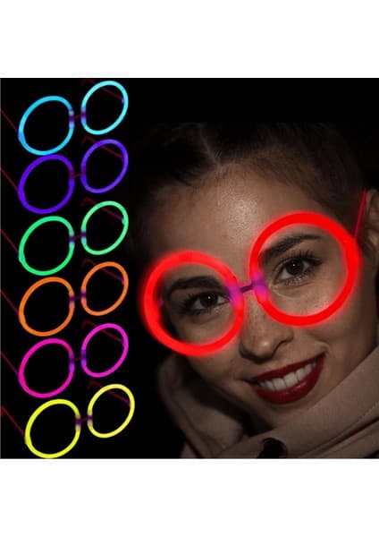 Ttt Glow Stick Yuvarlak Gözlük 12