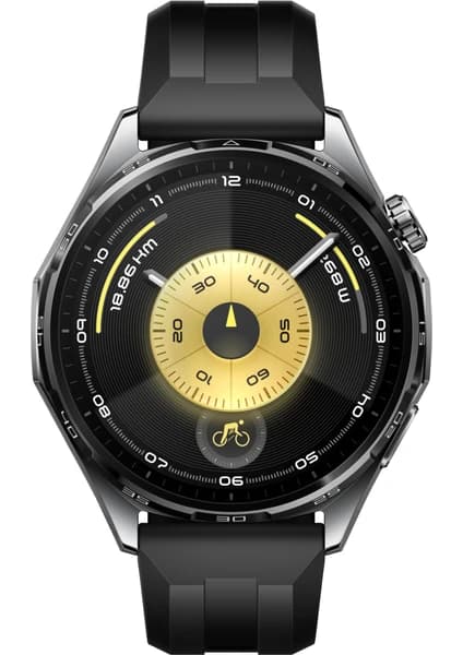 Huawei Watch GT 6 46 mm - Siyah (21 güne varan pil ömrü, Sağlık Takibi, Bisiklet Özelliği, iOS & Android Uyumlu)