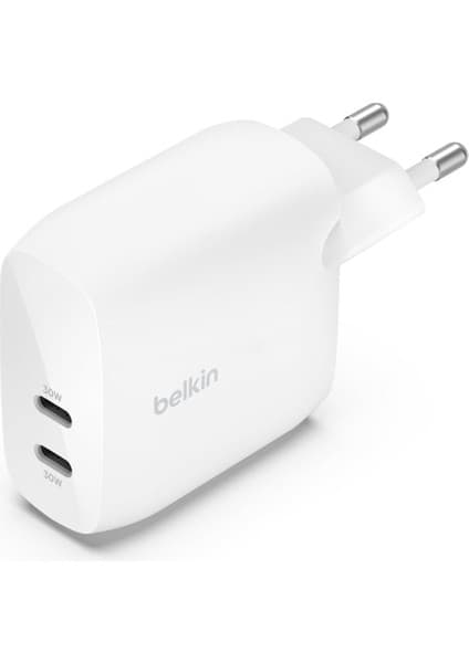 Belkin Boost Charge Çift Usb-C Fişi, Pps'li, Iphone 16 ve Diğerleri, Ipad, Samsung Galaxy, Google