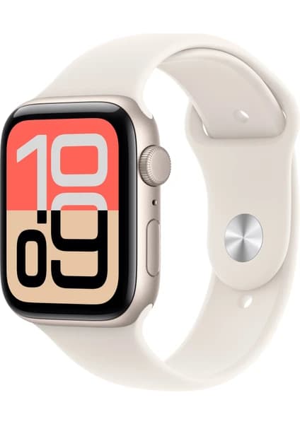 Apple Watch Se 3 Gps, 40 mm Yıldız ışığı Alüminyum kasa ve Yıldız ışığı Spor kordon - m/l