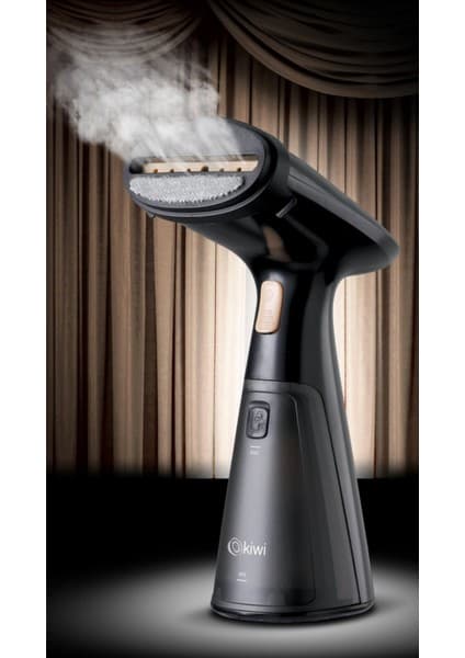 KISI-640 Buharlı Kırışık Giderici 1000W, Siyah, Pratik ve Güçlü Kullanım