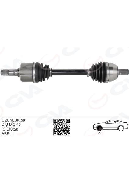 Gva 4437003 - Ön Aks Komple Sol Ford Mondeo Iv 2.0 Tdcı 07