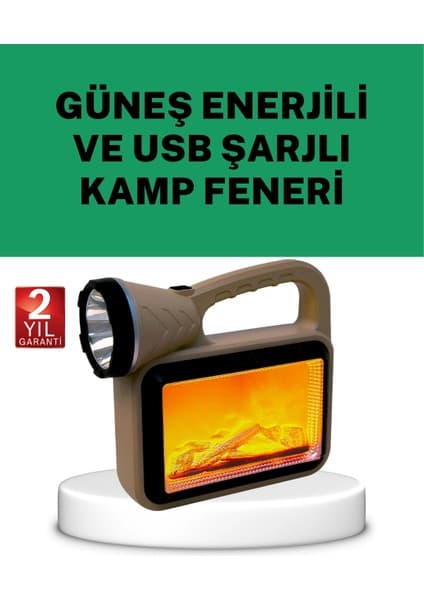 AyrStore Güneş Enerjili Alev Efektli Lamba – Cob Fiyatı