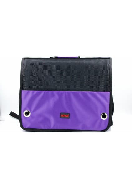 Lepus Cool Backpack Kedi Köpek Taşıma Çantası Lila 32X26X43