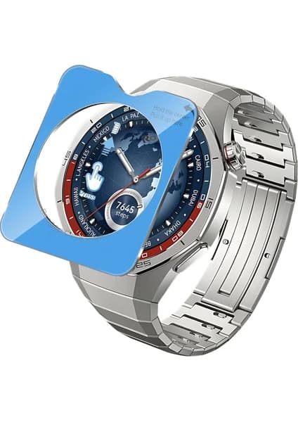 bbtech Huawei Watch Gt6 Gt6 Pro 46MM Uyumlu Kolay Kurulum Aparatlı Temperli Cam Hd Ekran Koruyucu