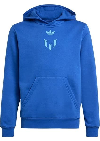 adidas Çocuk Mavi Sweatshirt MESSI HOODIE Y
