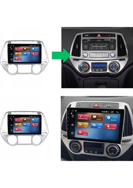 Hyundai I20 Android Multimedya Sistemi 2-32 For-X