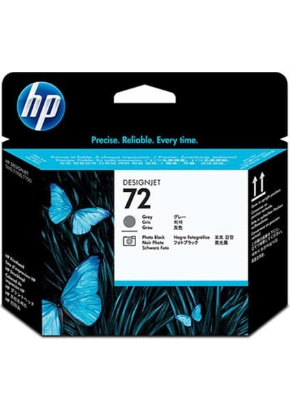 Hp 72 Black-Gray Siyah-Gri Baskı Kafası