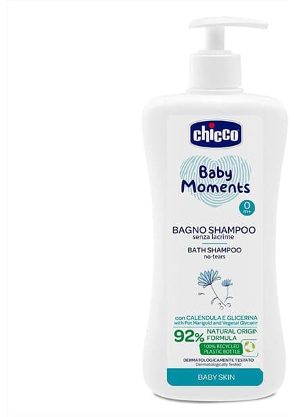 Chicco Baby Moments Doğal Şampuan 750 ml 1