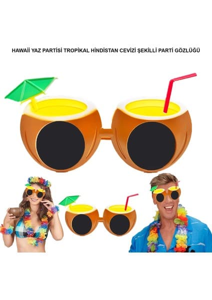 Heyf Concept Hindistan Cevizi Tropikal Hawaii Yaza Merhaba Parti