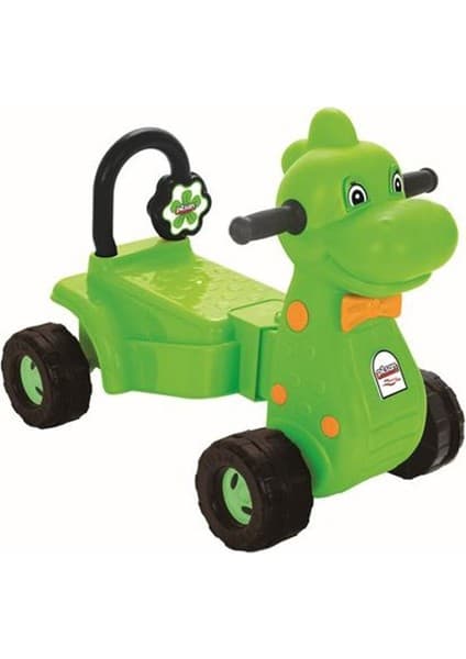 Pilsan Dinozor Car 3+ Yaş İçin Yeşil Pedallı Araç 15-36 kg Taşıma Kapasitesi ile Eğlenceli
