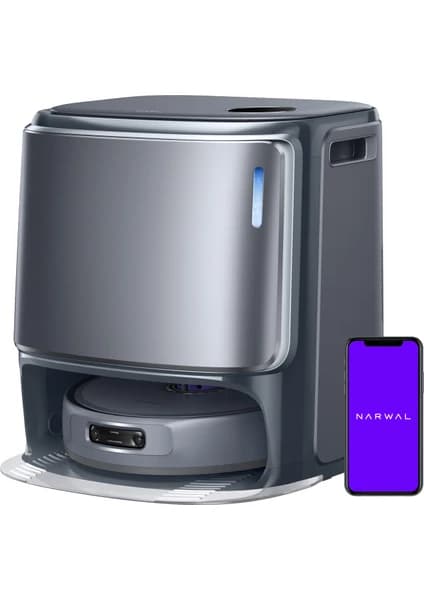 Narwal Freo Z10 Ultra Akıllı Robot Süpürge Gri 18.000PA Emiş Gücü Sert Zemin Kullanımı için