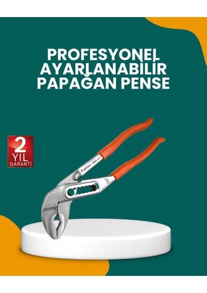 AyrStore Çelik Alaşımlı Ayarlı Papağan Pense Yalıtımlı Sap Fiyatı