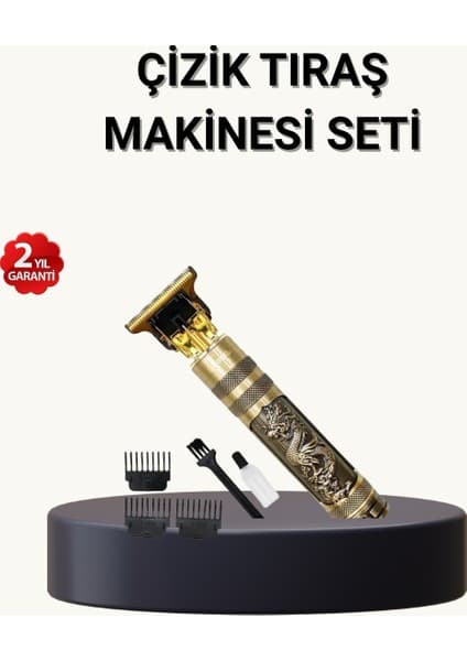 SHN Profesyonel Çizik Tıraş Makinesi - T Çelik Bıçaklı 120 Dakika Şarjlı Kullanım 3
