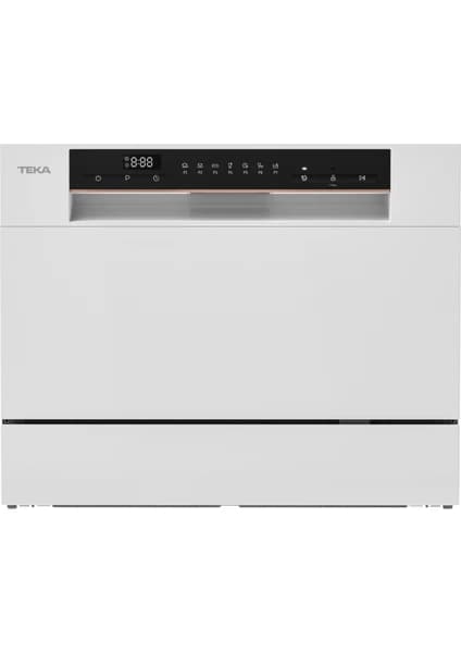 Teka - Lc 24700 Wh - Tezgah Üstü Dijital Bulaşık Makinesi - 7 Programlı 6 Kişilik - 55 cm - 114350000