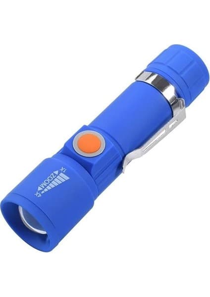 Starseven MX-616S USB Şarjlı 3 Modlu Plastik Kasa El Feneri