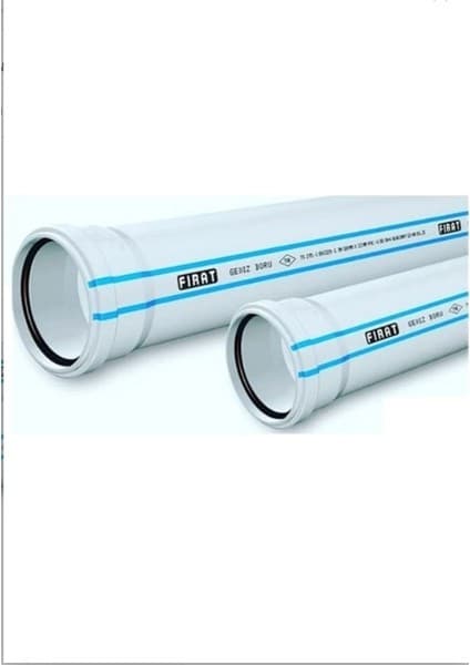 Fırat 50/1000 Pvc Atık / Pis Su Borusu 10 Adet (1