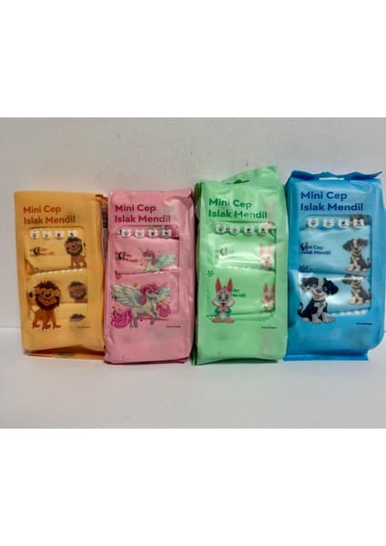 Lisinya Islak Mendil Mini 4 Lü Paket 8