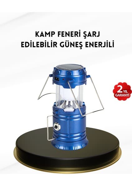 Astraltech Solar Kamp Lambası Kızak Sistemli Şarjlı Taşınabilir Doğa Yürüyüşü