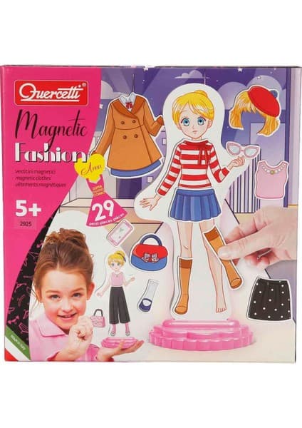 Quercetti Manyetik Moda Bebeği Anna Hobi Seti 29 Parça Fiyatı