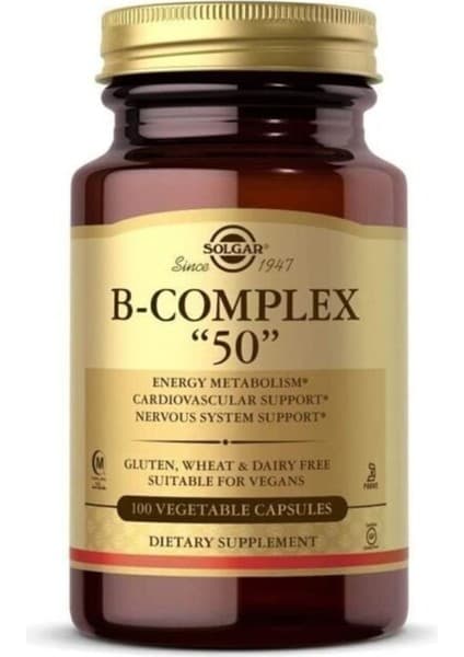 Solgar Vitamin B Complex 50 Mg 100
