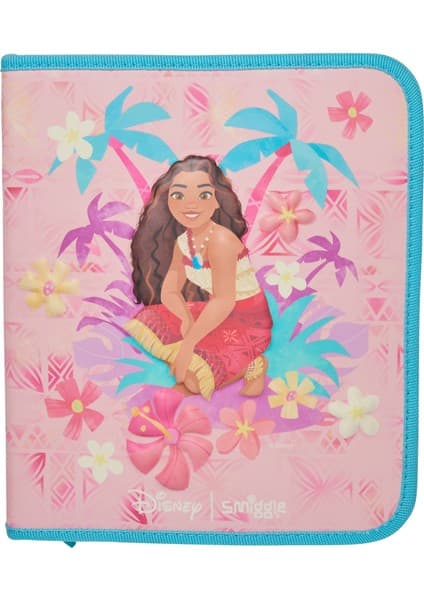 Smiggle Disney Moana Lisanslı Zip It Kırtasiye Seti – Kalem Kutulu, Çok Parçalı,