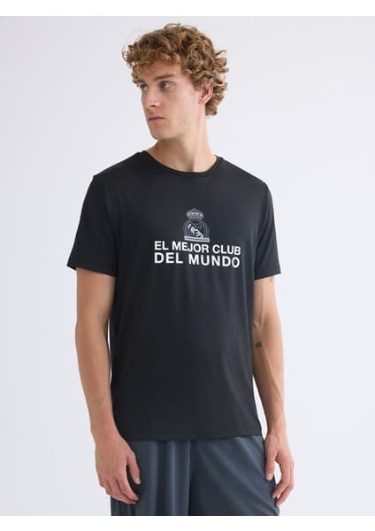 Lc Waikiki Yeni Sezon Bisiklet Yaka Real Madrid Baskılı Erkek Taraftar