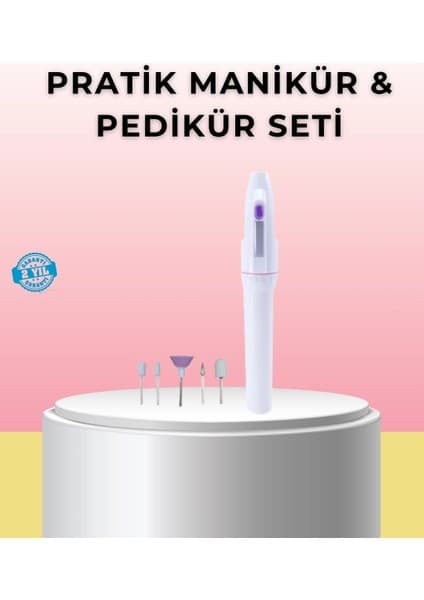Epilons Profesyonel Elektrikli Tırnak Bakım Matkap Seti – Düşük Gürültü Ve Taşınabilir