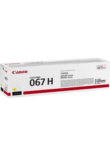 Canon CRG-067H / I-Sensys LBP-631CW Sarı