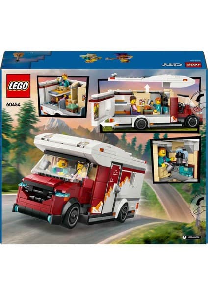 LEGO City Tatil Macera Karavanı 60454 - 6 Yaş ve Üzeri Çocuklar Için Yaratıcı Oyuncak Yapım