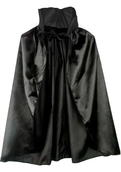 Eco Port Siyah Renk Yakalı Halloween Pelerini 90