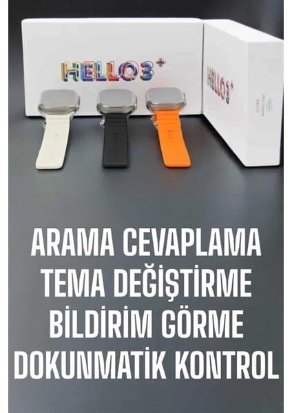 Epilons Akıllı Saat Yeni Nesil Sesli Asistan Uyku Ve Sağlık Takibi