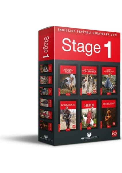 Renklime Ingilizce Seviyeli Hikayeler Seti - Stage-1 Kitabı