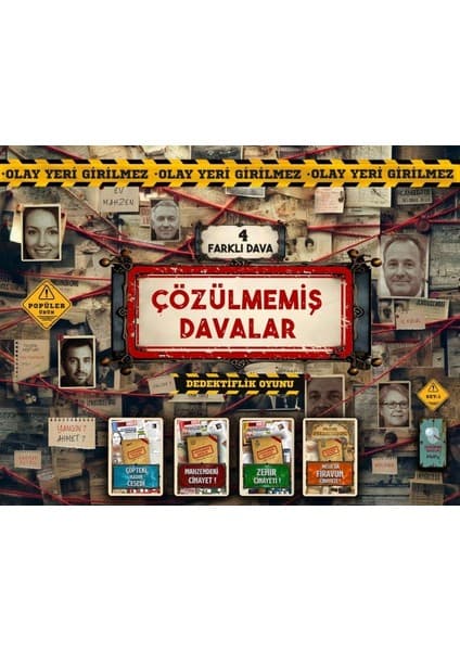 Renklime Çözülmemiş Davalar Kutulu Set