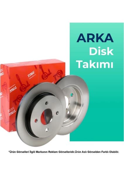 Trw Fiat Ducato Arka Fren Disk Takımı
