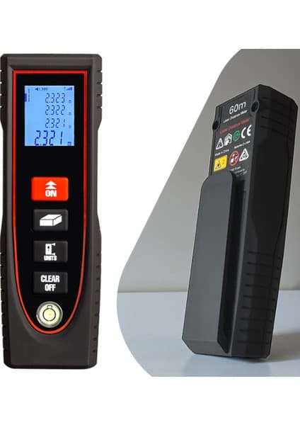 OEM MTR60 Klipsli Lazerli Mesafe Ölçer | 60 Metre Ölçüm